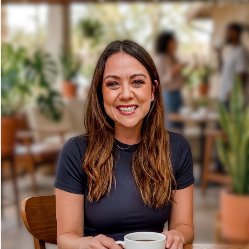 Portrait of Kristyn Dingman, senior visual designer