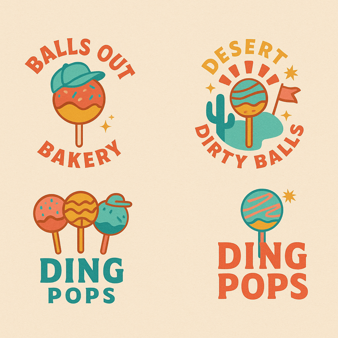 Dingpops logo concept
