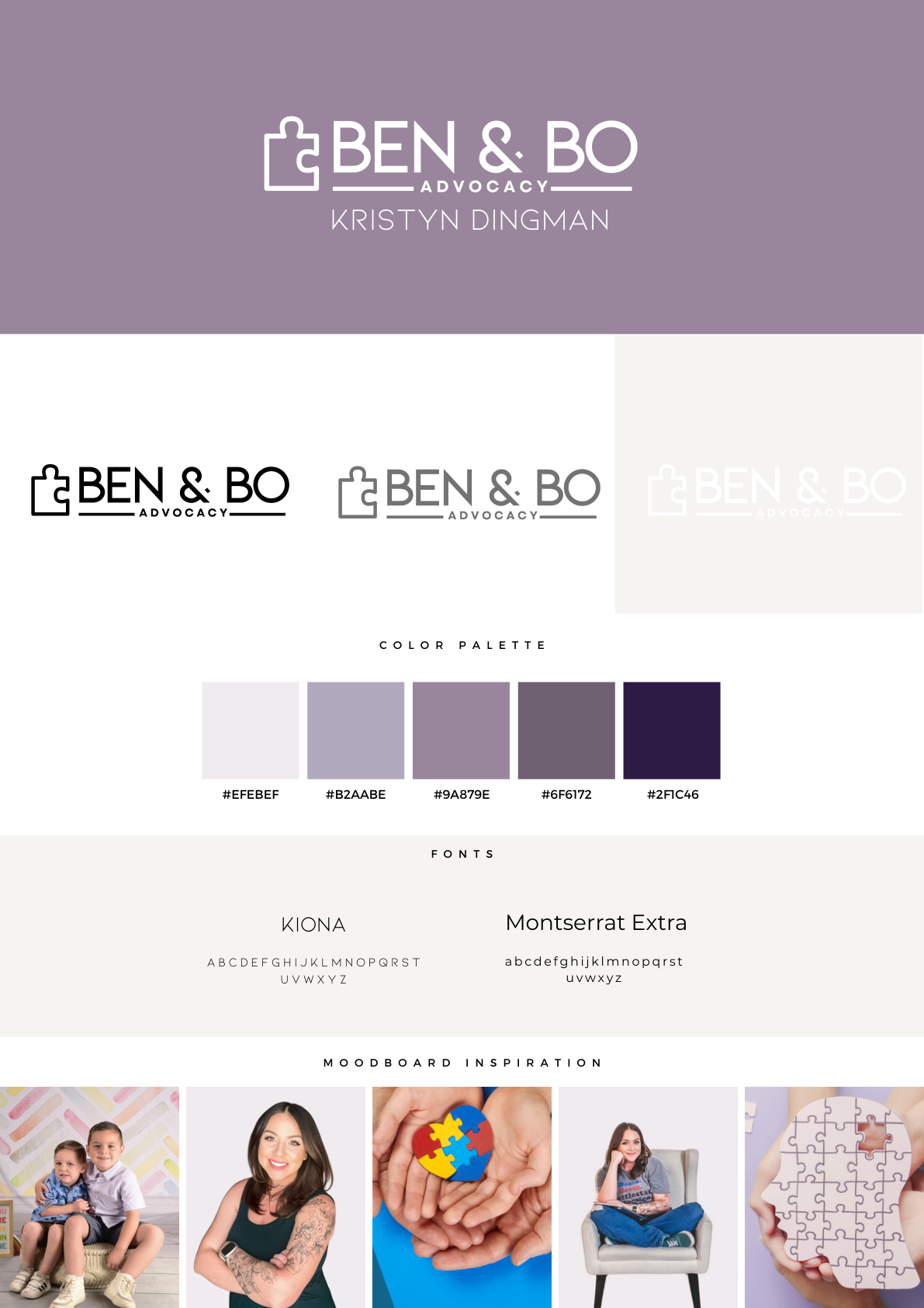 Ben & Bo Advocacy brand guidelines