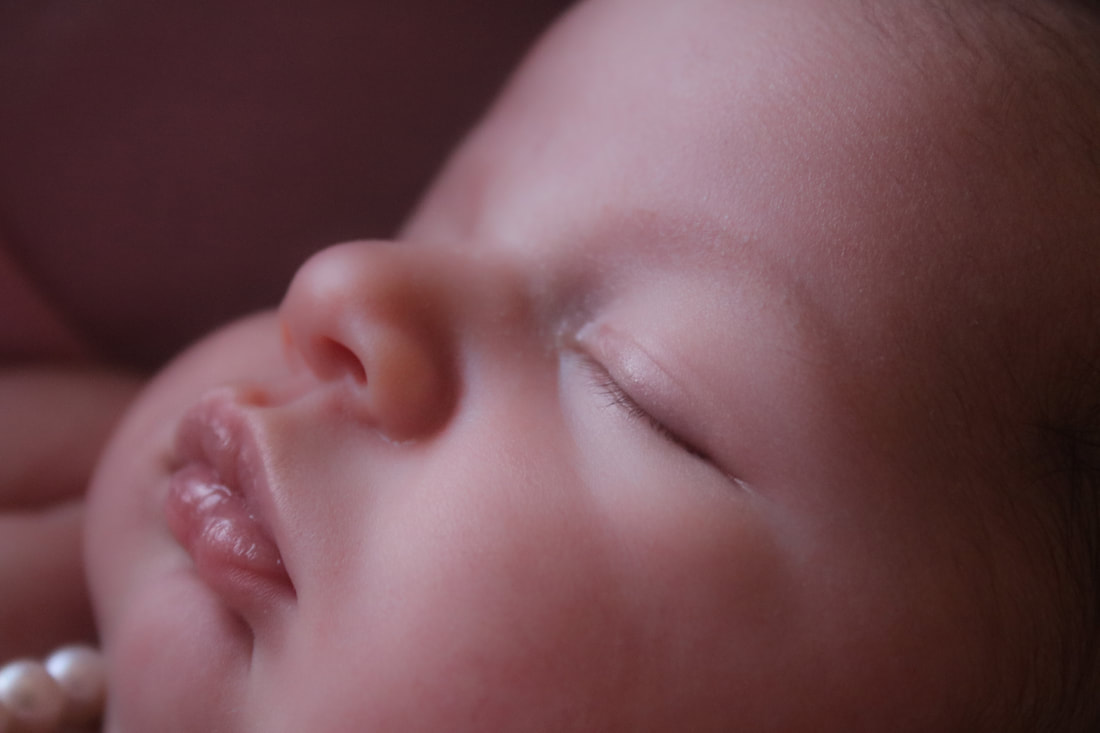 Newborn photography close-up